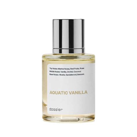 dossier floriental vanilla|dossier perfume aquatic vanilla.